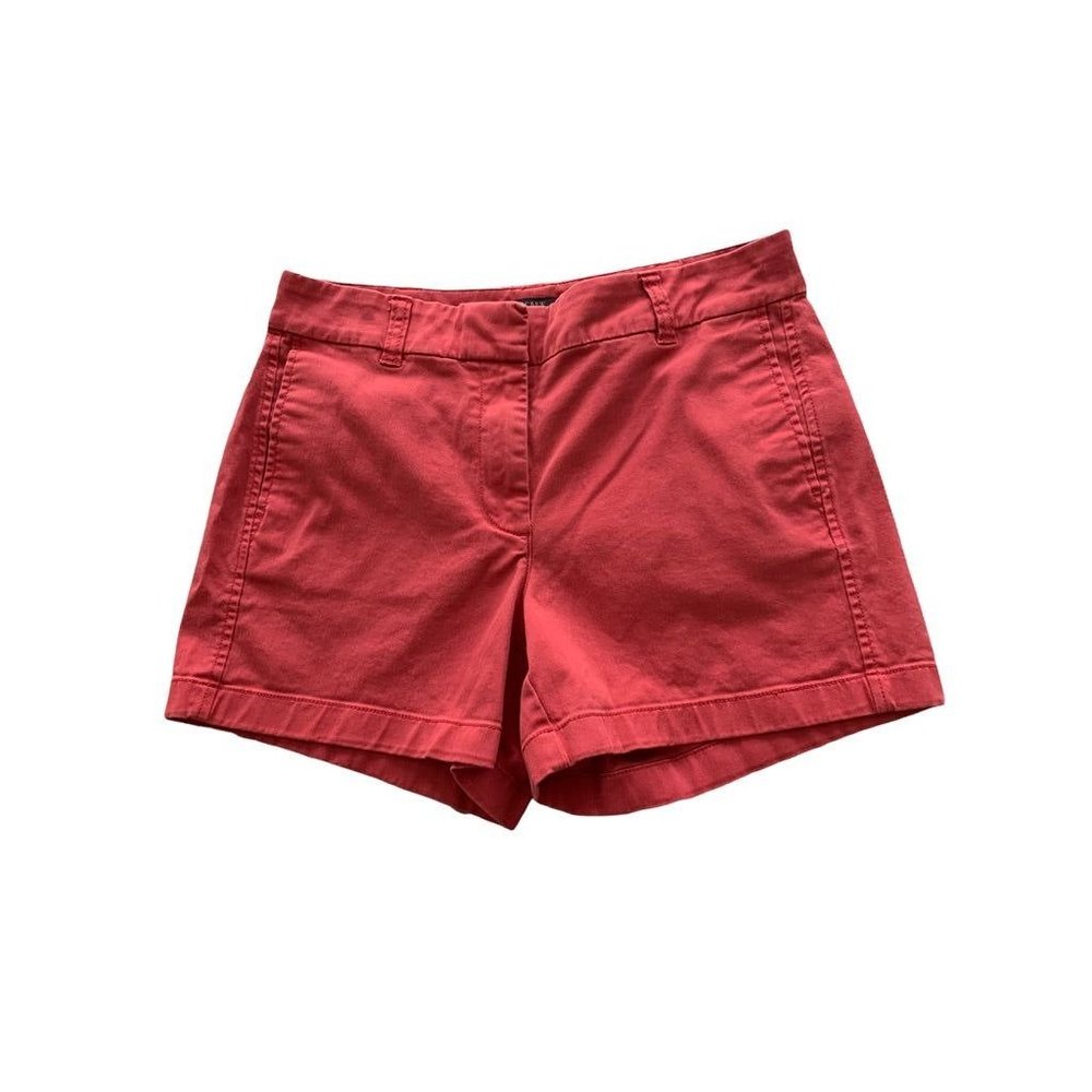 4 J.Crew Women's Dark Pink Chino Shorts Style#H5806β